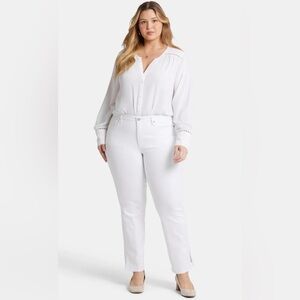 NEW…NYDJ Barbara Side Slit Bootcut Jeans